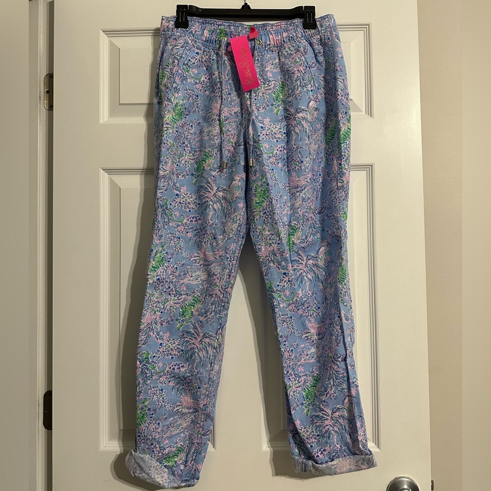 NWT. Lilly Pulitzer linen pants